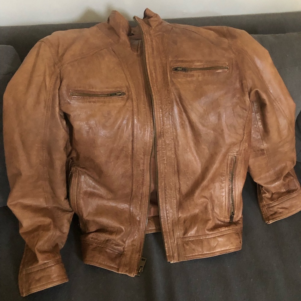 Leather jacket